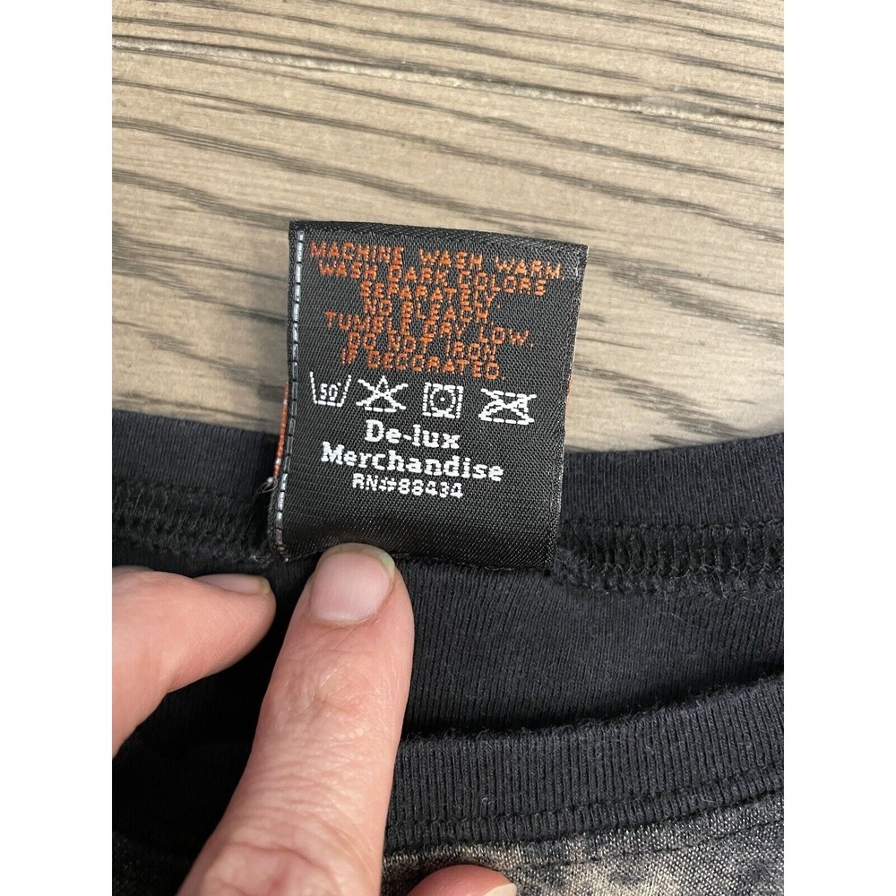 2005 Harley Davidson Graphic tee Womens Large Rare HTF Black sleeveless - Picture 4 of 8